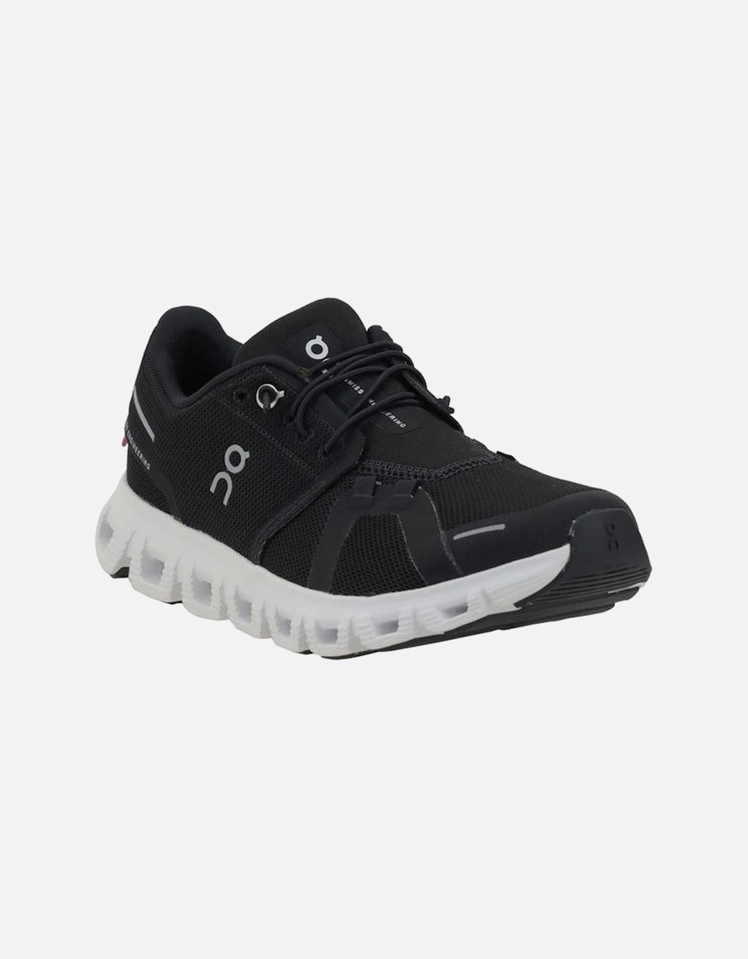 Polyester Upper Rubber Sole Sneakers Women - Black And White