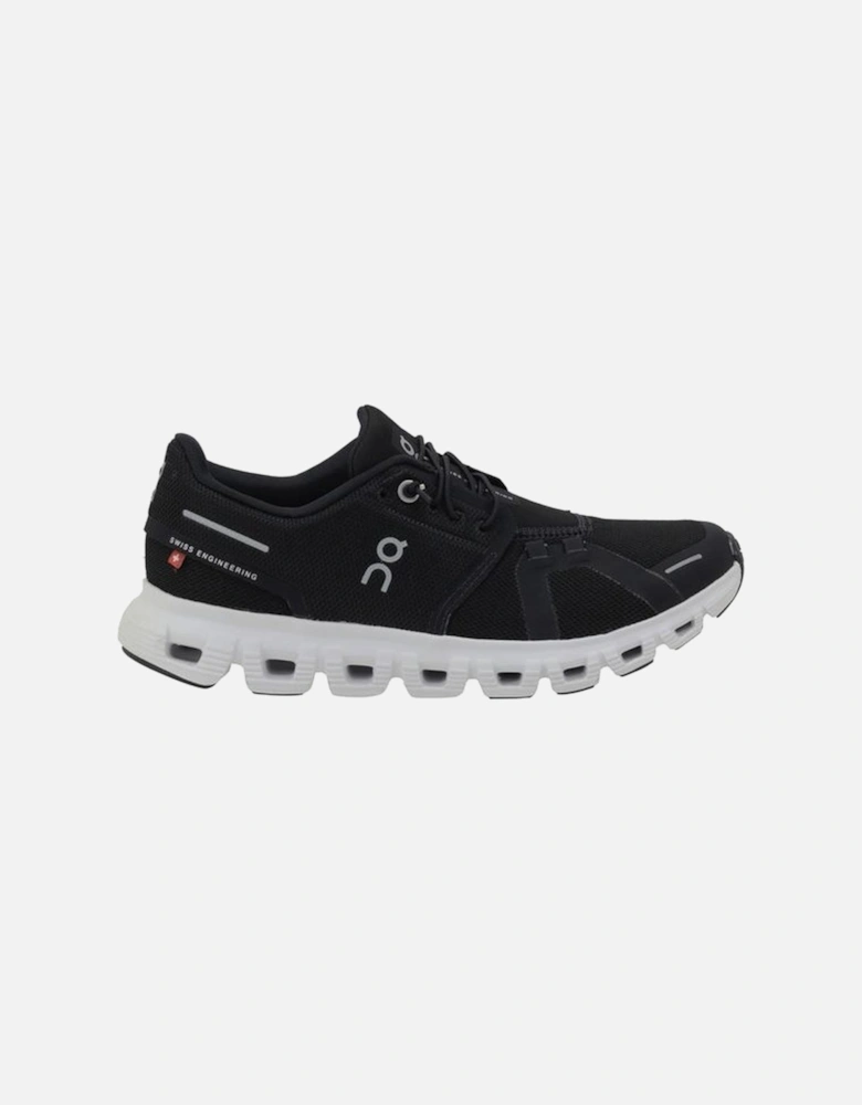 Polyester Upper Rubber Sole Sneakers Women - Black And White