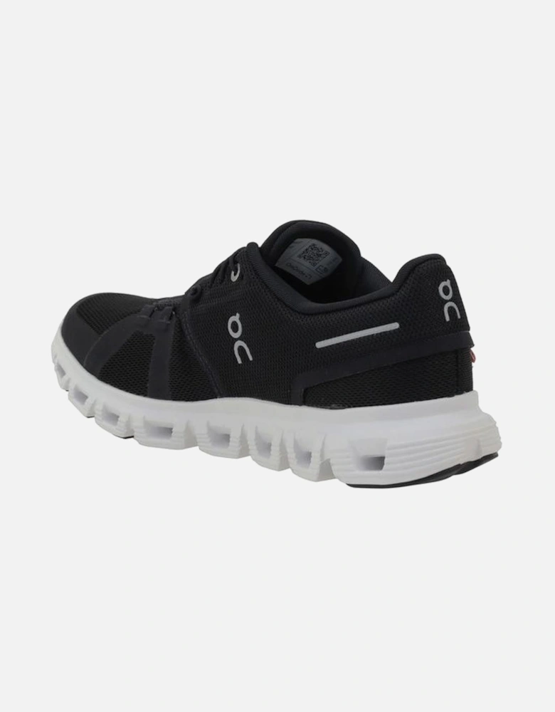 Polyester Upper Rubber Sole Sneakers Women - Black And White