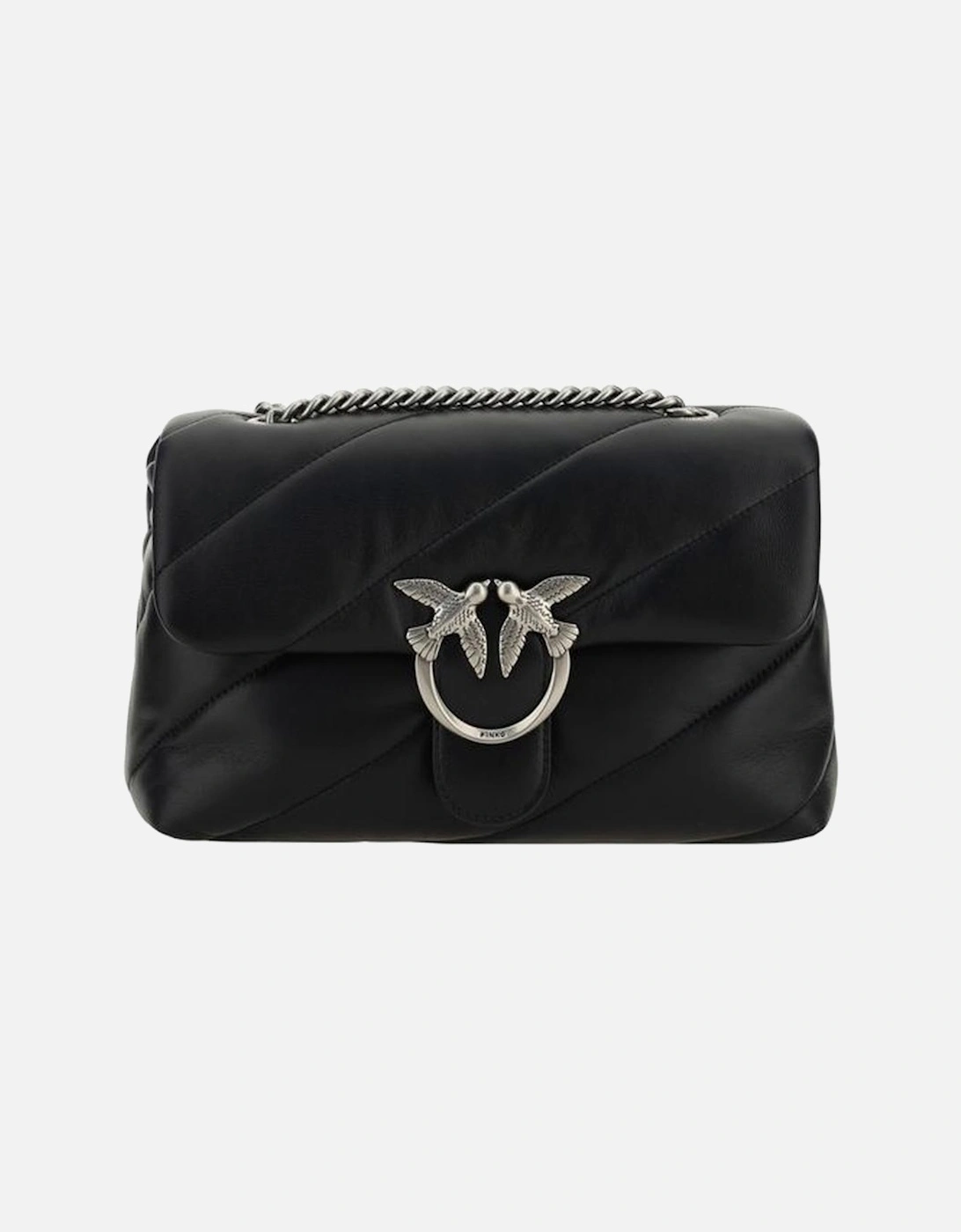 Calfskin Love Classic Quilted Shoulder Bag Women - Black, 5 of 4