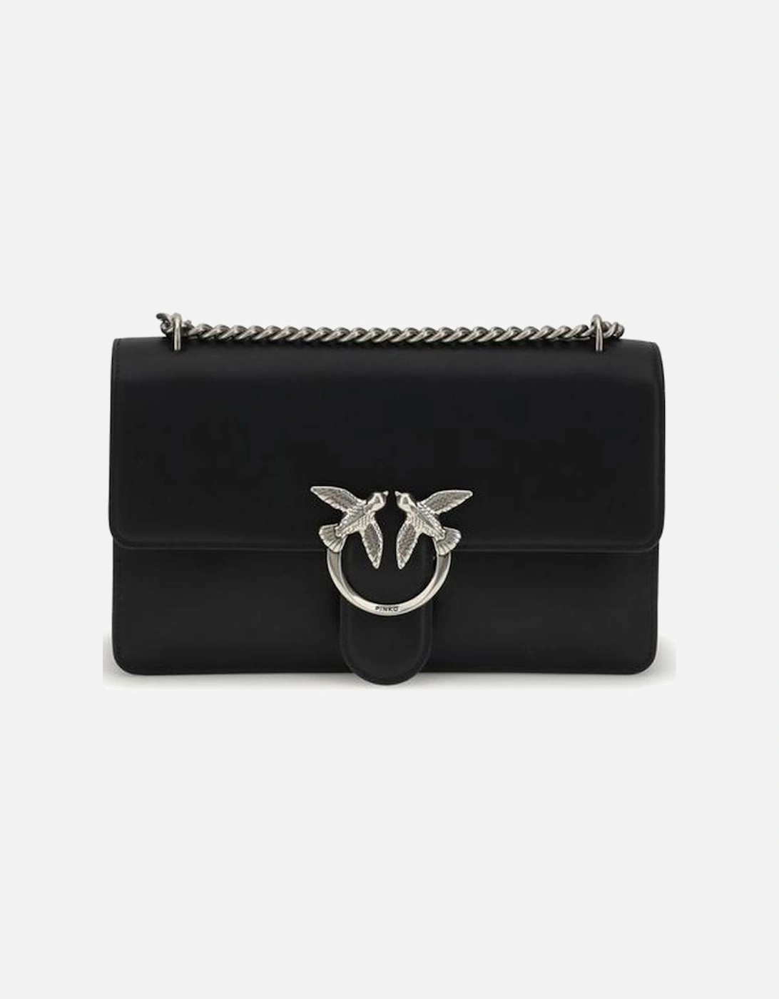 Love Birds Embossed Leather Shoulder Bag Women - Black, 5 of 4