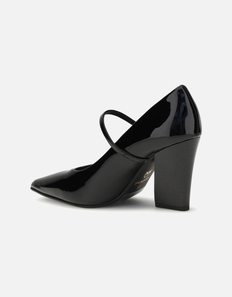 Leather Square Toe Ankle Boots Women - Black Pumps