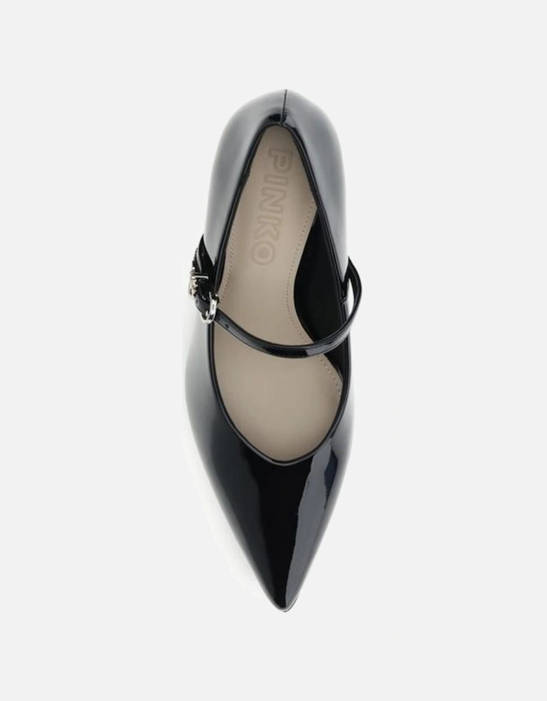 Leather Square Toe Ankle Boots Women - Black Pumps