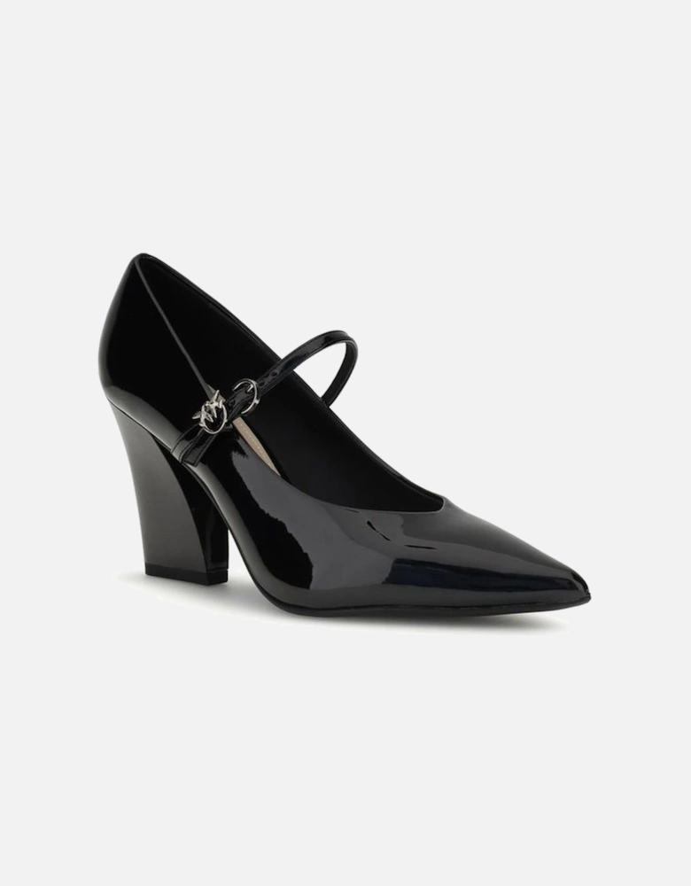 Leather Square Toe Ankle Boots Women - Black Pumps