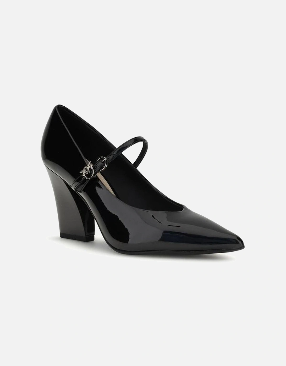 Leather Square Toe Ankle Boots Women - Black Pumps