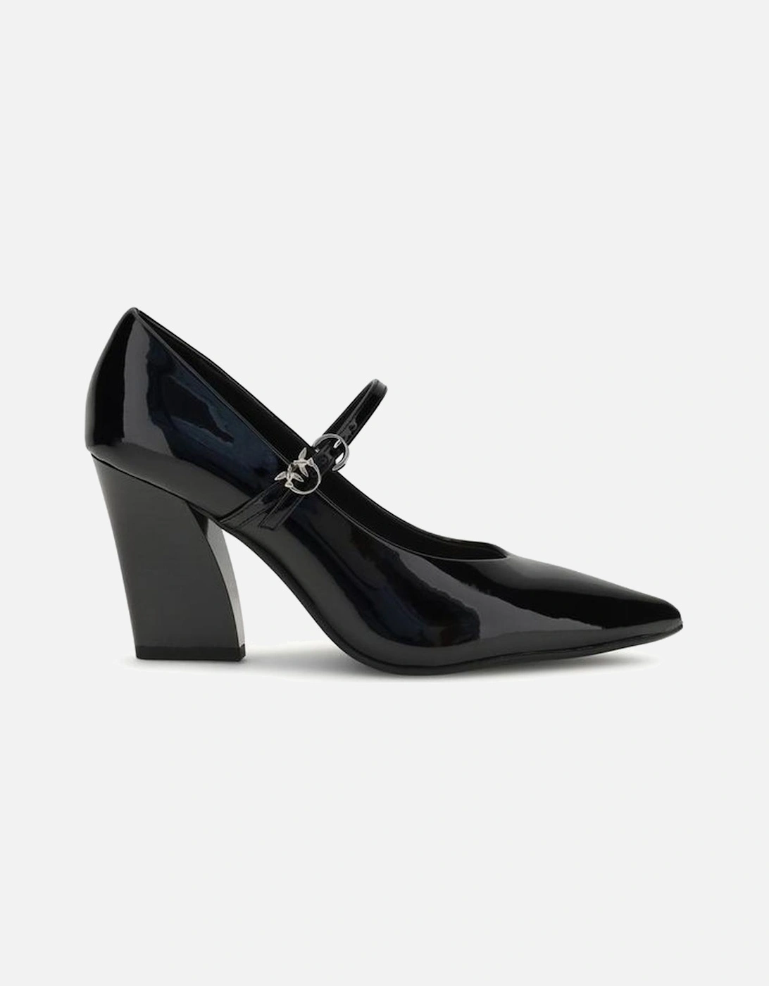 Leather Square Toe Ankle Boots Women - Black Pumps, 5 of 4