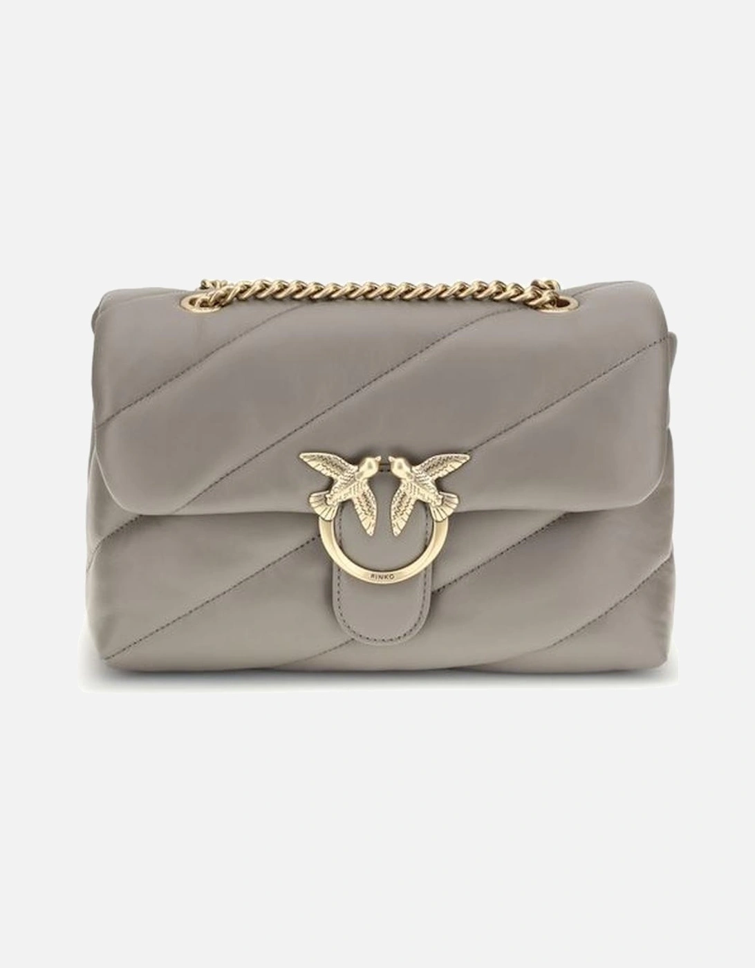 Quilted Calfskin Love Birds Shoulder Bag Women - Gray, 5 of 4