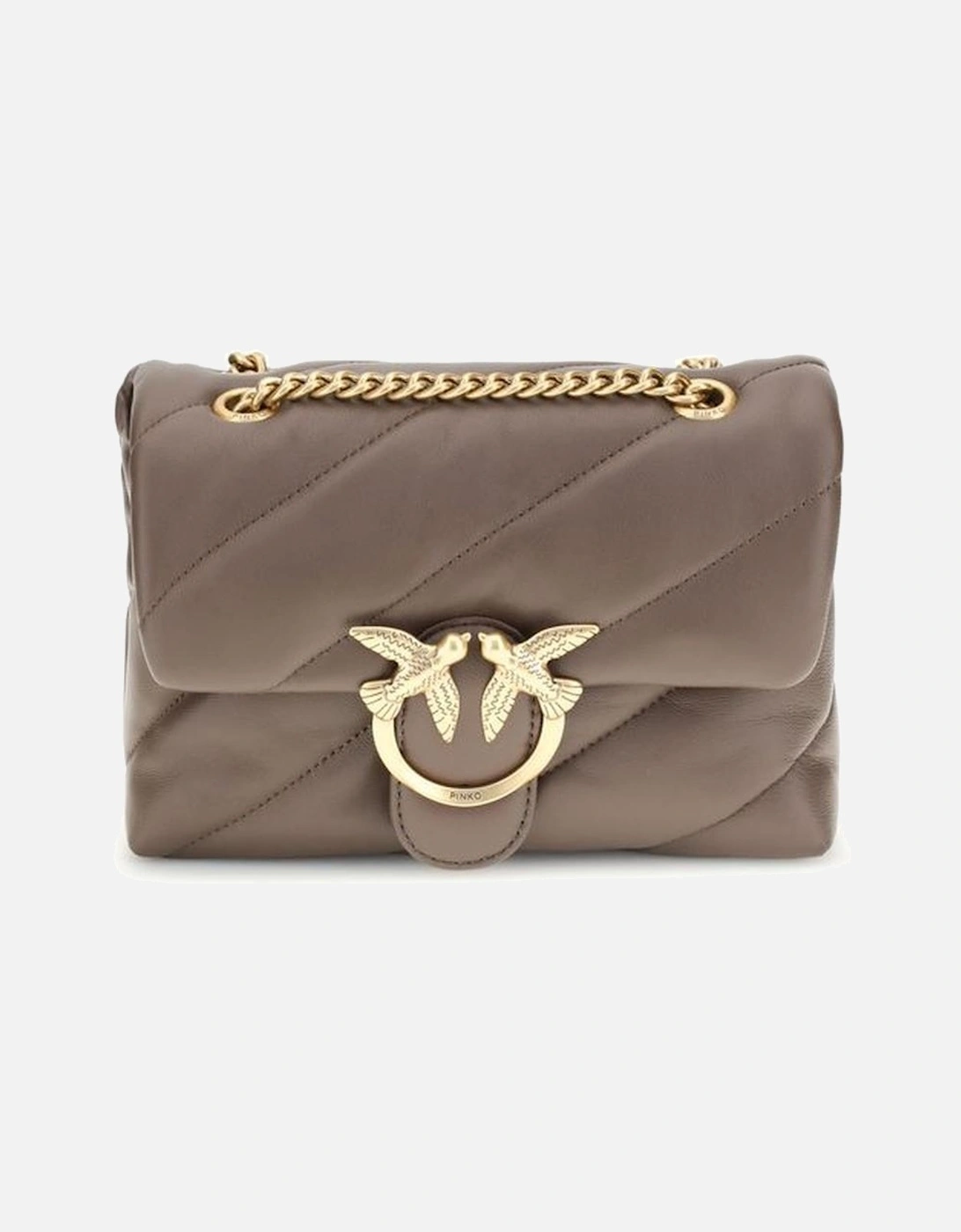 Love Mini Puff Leather Shoulder Bag Women - Brown, 5 of 4