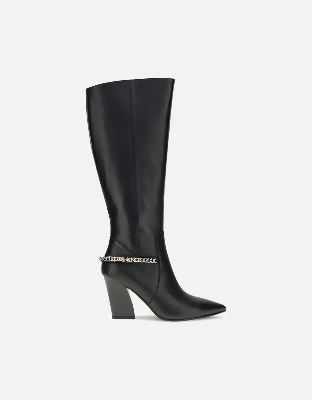 Wool-Blend Double-Breasted Overcoat Women - Black Boots, 4 of 3