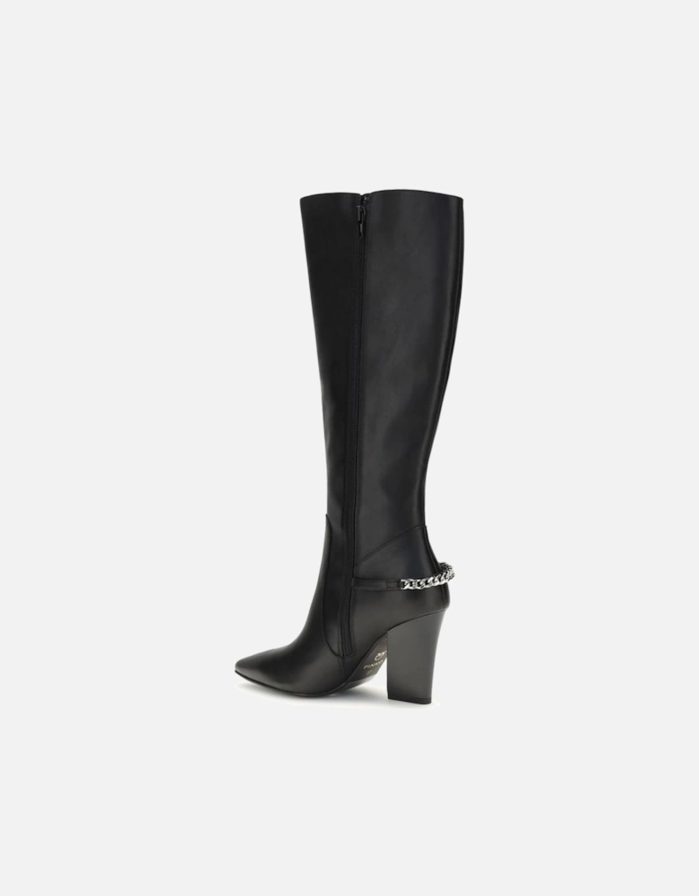 Wool-Blend Double-Breasted Overcoat Women - Black Boots