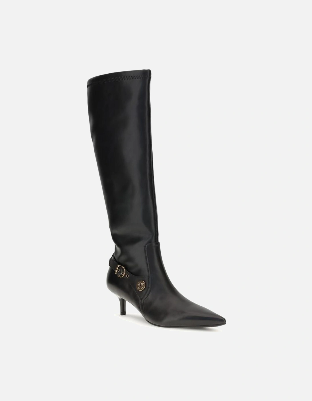 Sleeveless Ribbed-Knit Midi Dress Women - Black Boots