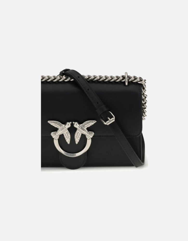 Calfskin Love One Mini Shoulder Bag Women - Black