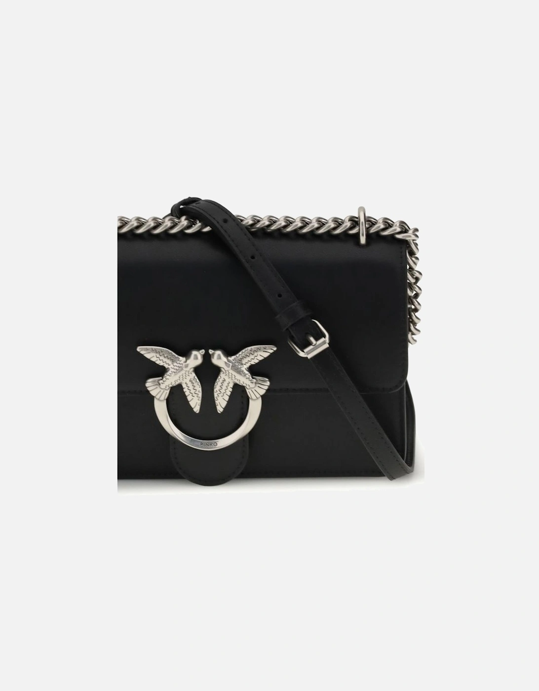 Calfskin Love One Mini Shoulder Bag Women - Black
