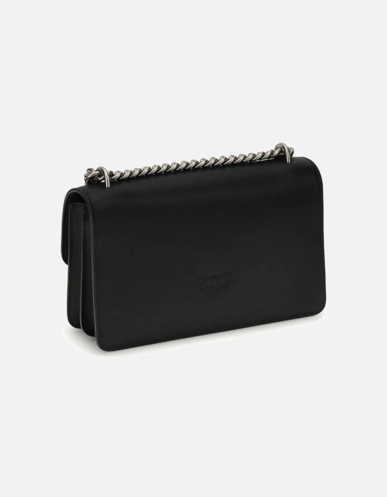 Calfskin Love One Mini Shoulder Bag Women - Black