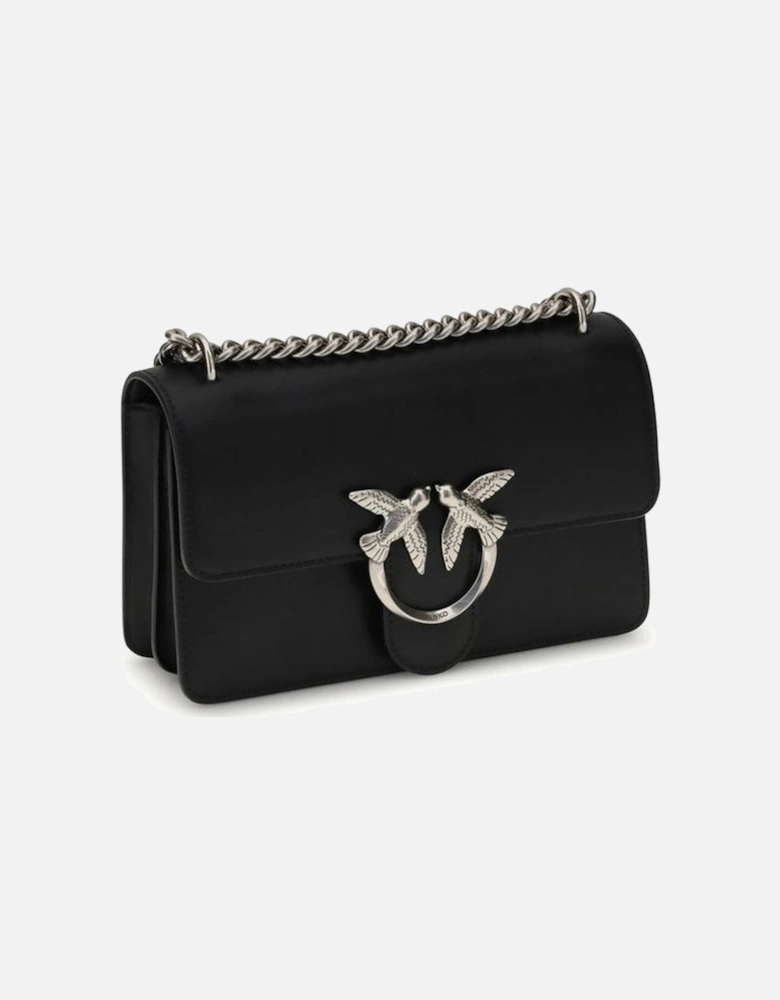 Calfskin Love One Mini Shoulder Bag Women - Black