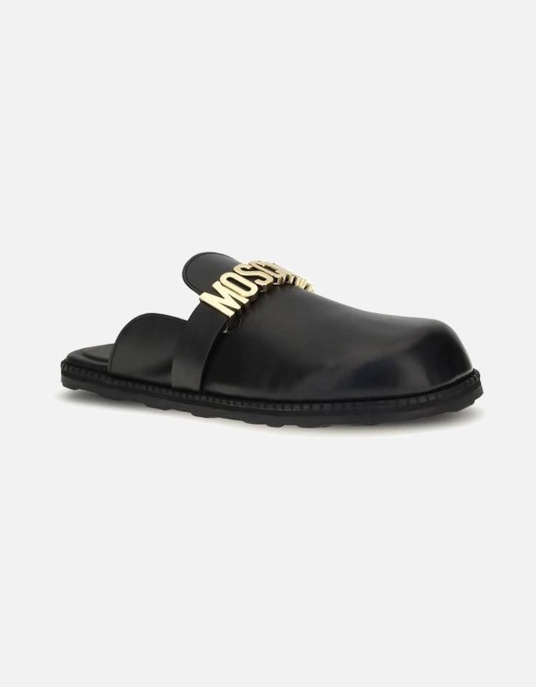 High Waist Wide Leg Wool Trousers Women - Black Sandals