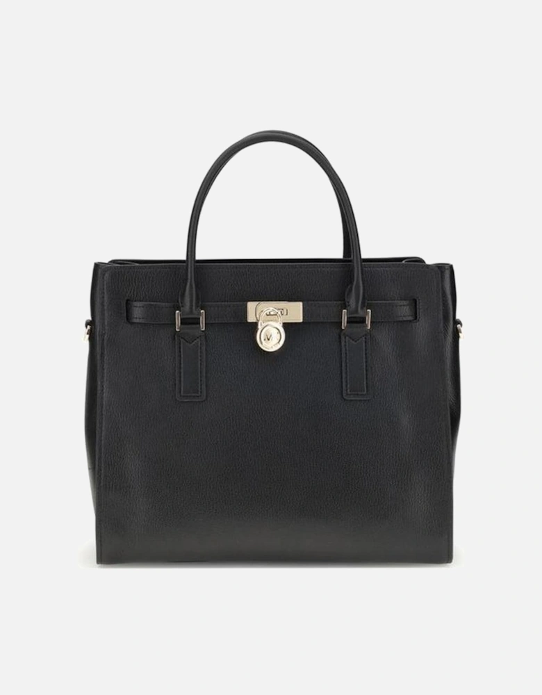 Leather Chain-Trimmed Loafers Women - Black Shoulder Bags