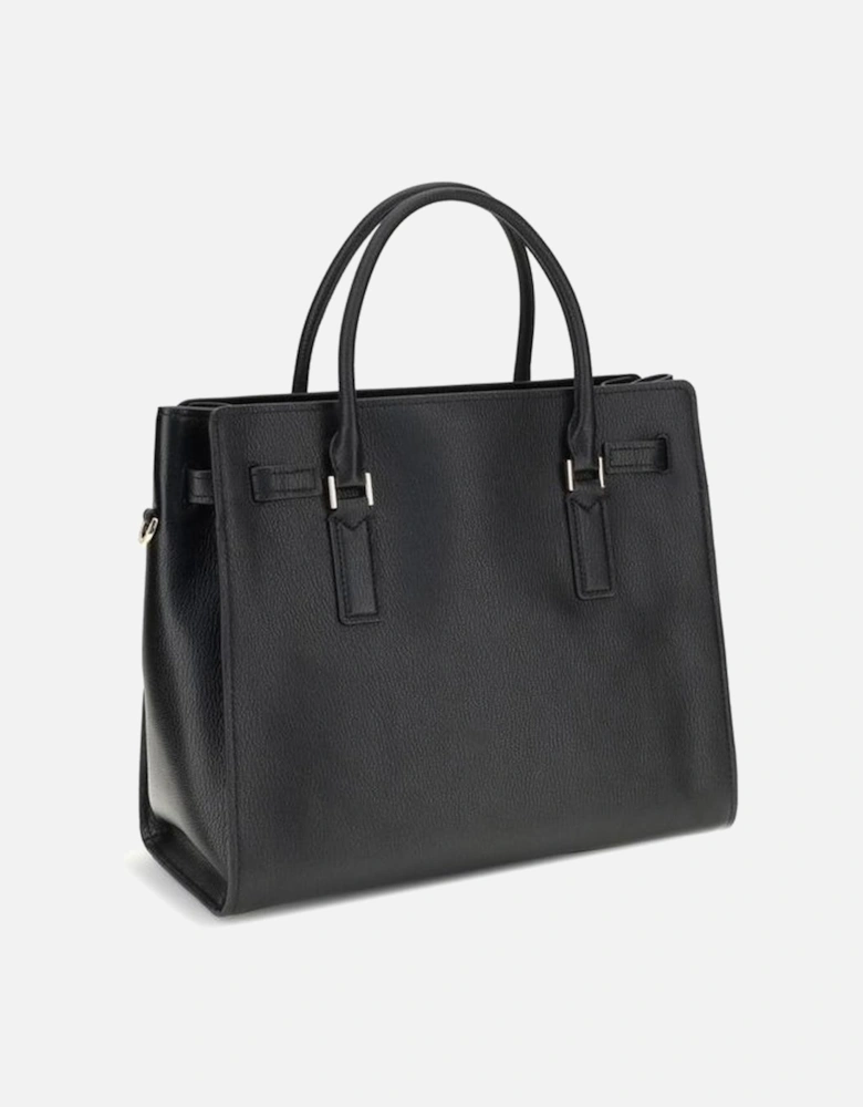 Leather Chain-Trimmed Loafers Women - Black Shoulder Bags