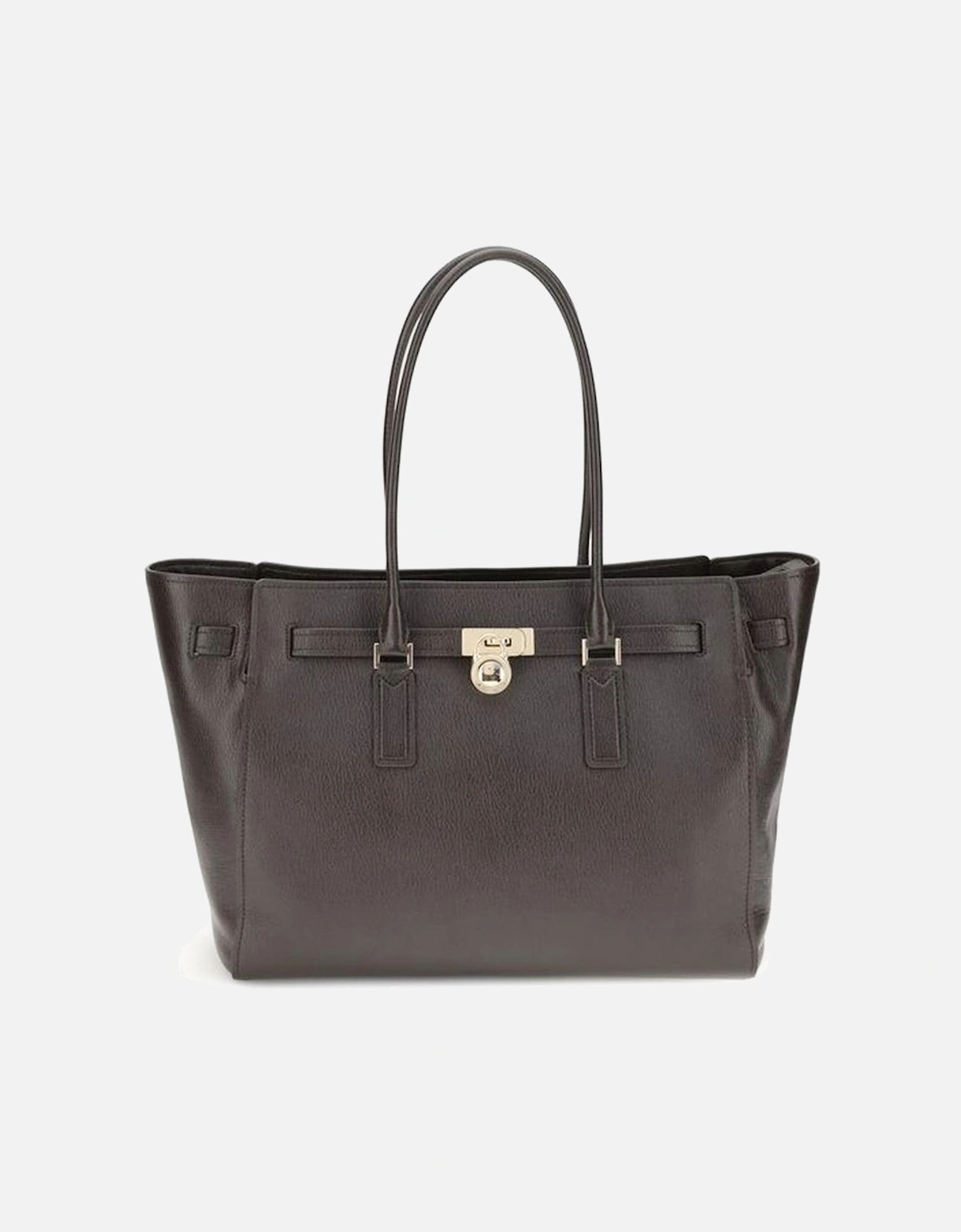 Leather Double-Breasted Trench Coat Women - Brown Shoulder Bags, 5 of 4