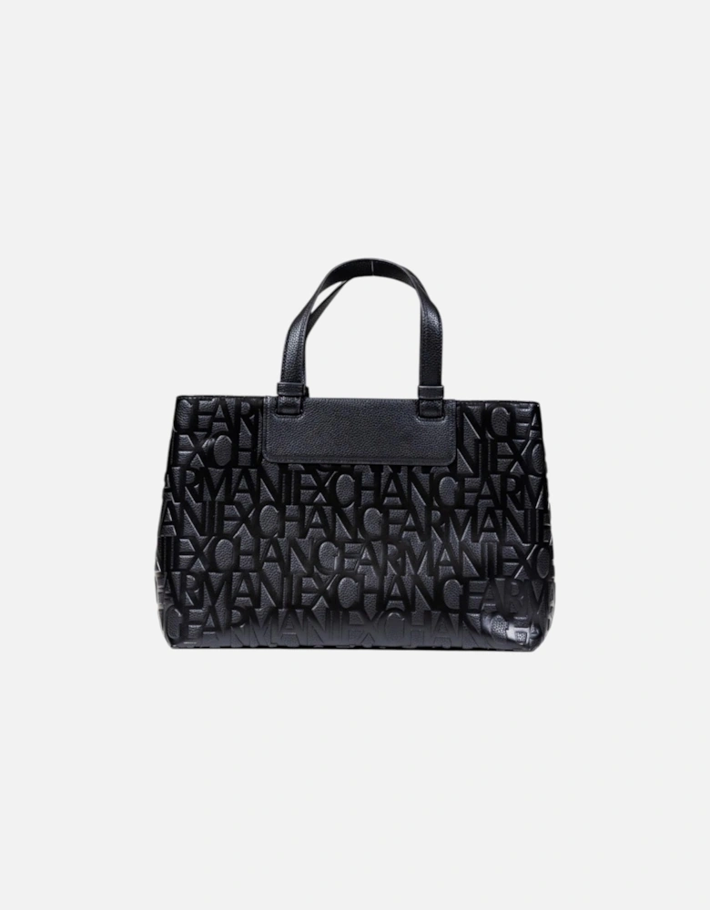Handbag with Shoulder Strap and Inside Pocket Women - Black Bags