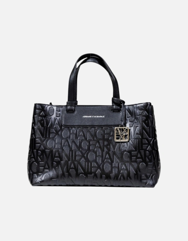 Handbag with Shoulder Strap and Inside Pocket Women - Black Bags