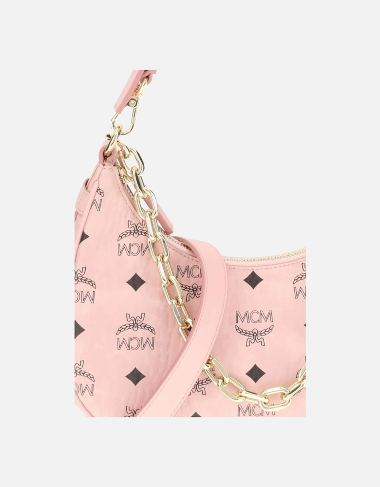 Leather Crossbody Bag with Gold Hardware Women - Multicolor Shoulder