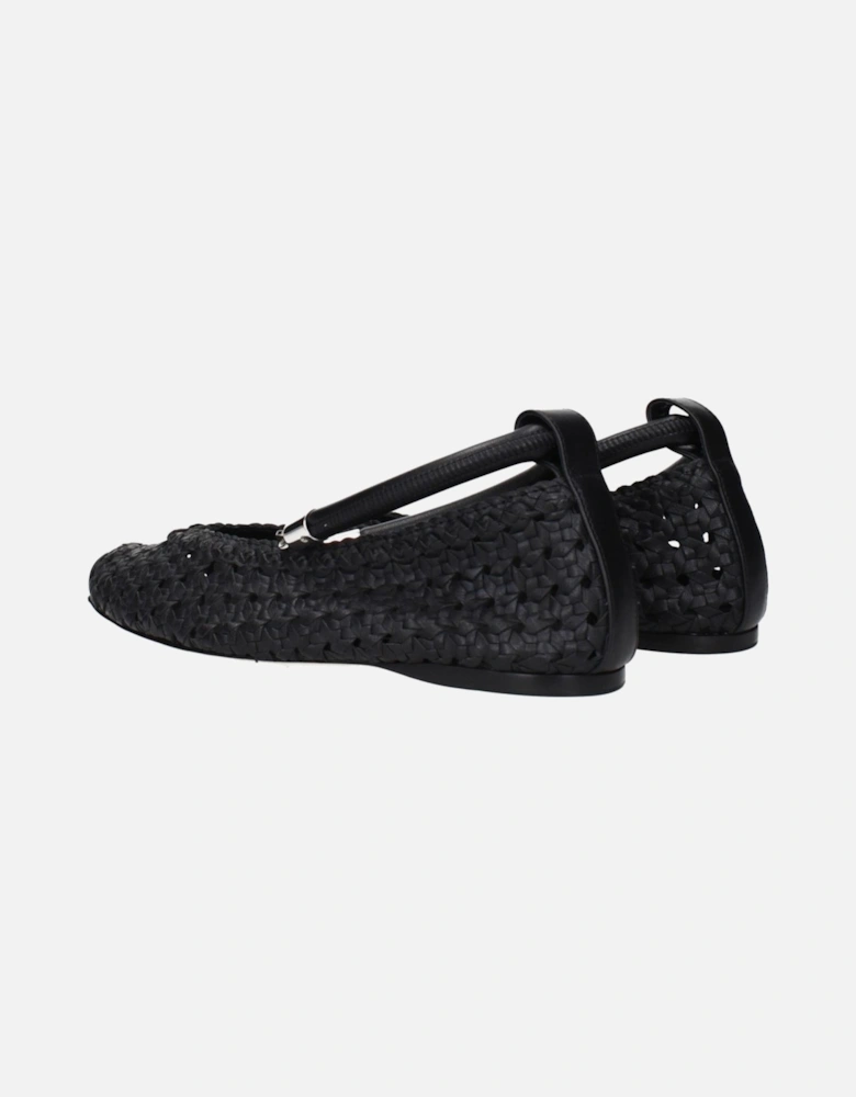 Leather Ballet Flats with MPN 24155212156001 Women - Black Shoes