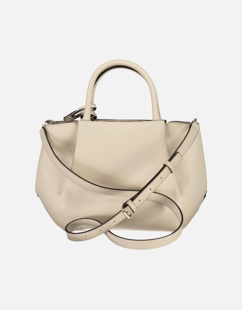 Leather Quilted Shoulder Bag Women - Beige Handbags
