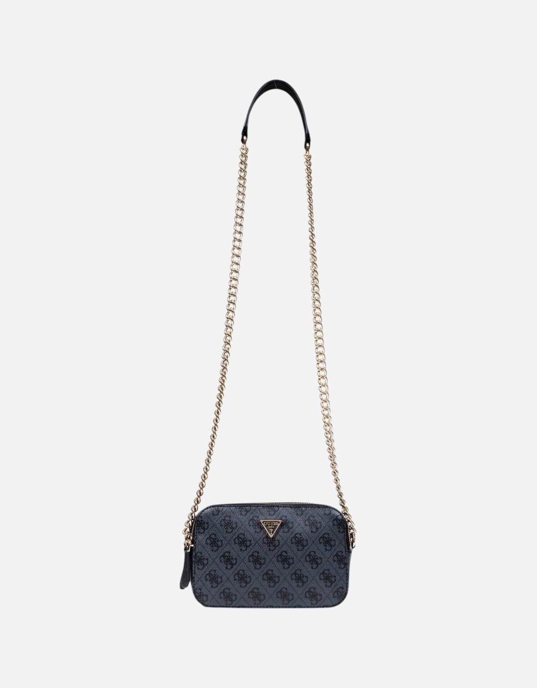 Printed Shoulder Bag with Zip Fastening Women - Grey, 4 of 3