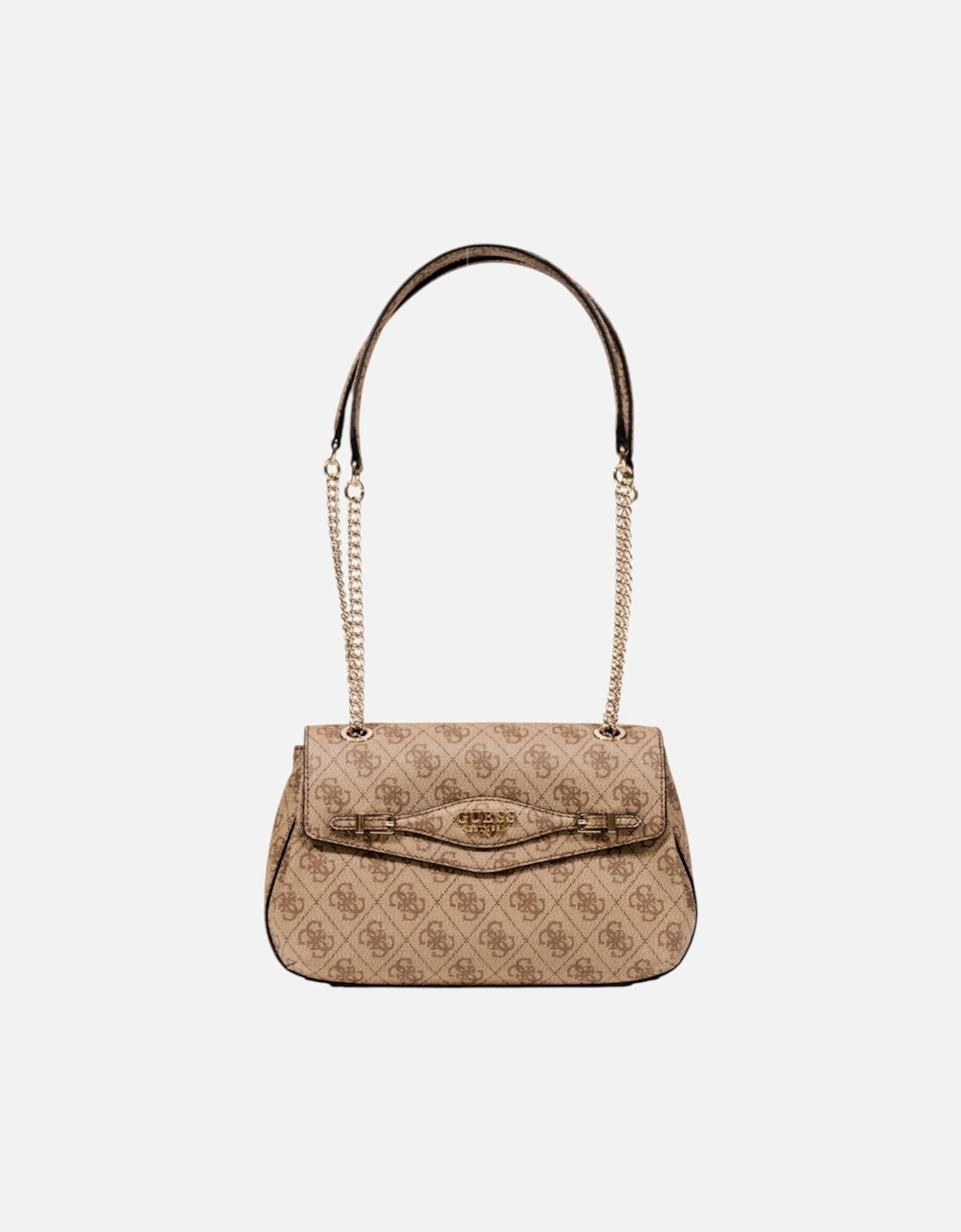 Elegant Polyurethane Shoulder Bag Women - Beige, 4 of 3