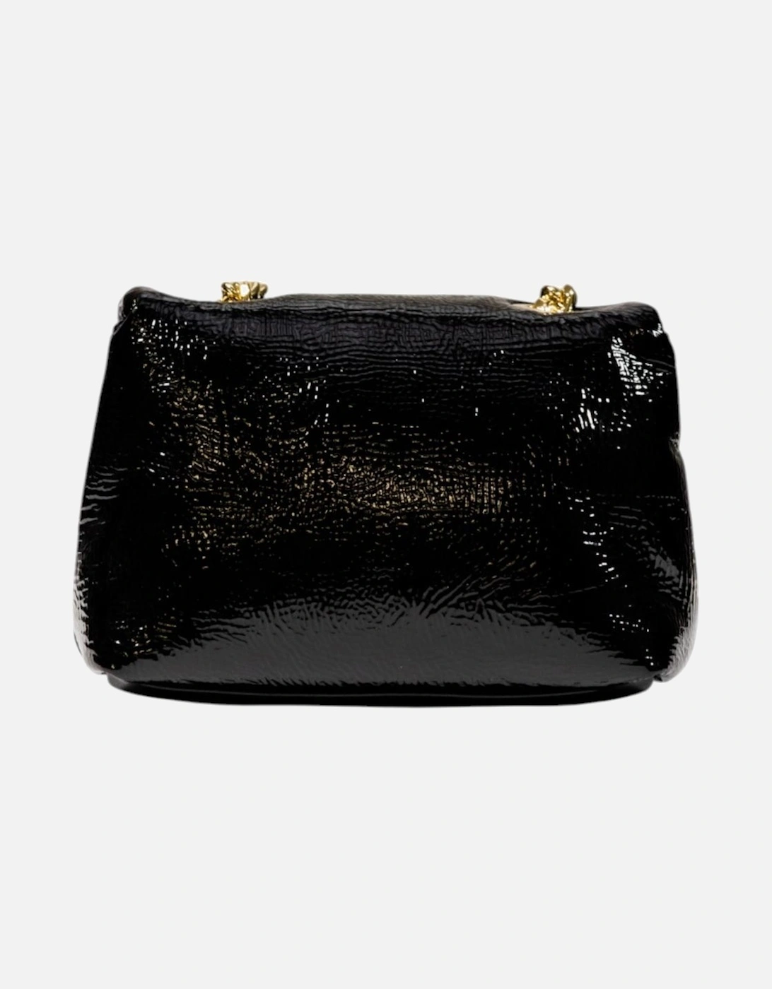 Shoulder Bag with Zip and Hook Fastening Women - Black