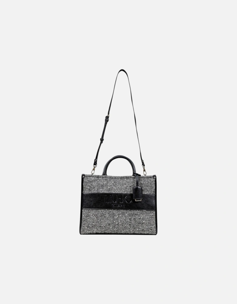 Elegant Polyester Tote Bag Women - Black