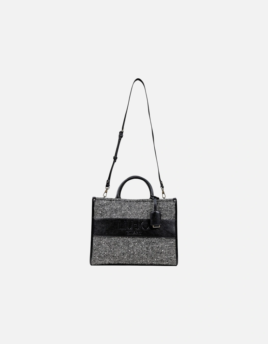Elegant Polyester Tote Bag Women - Black