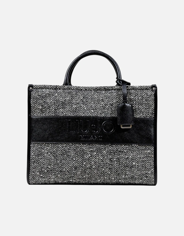 Elegant Polyester Tote Bag Women - Black