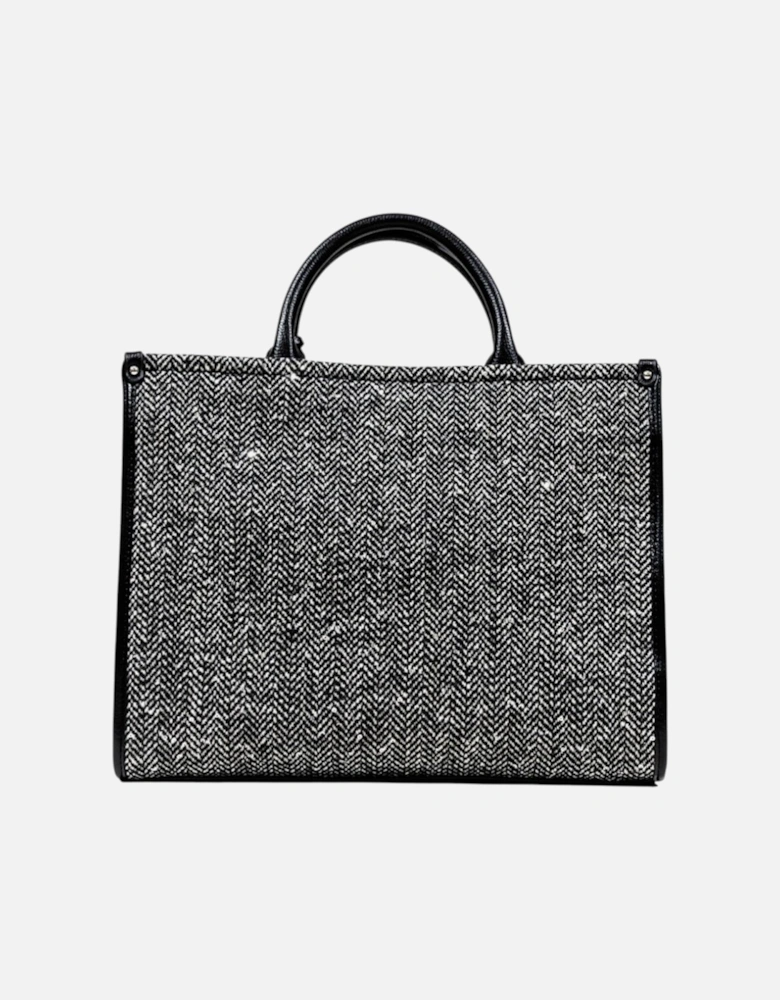 Elegant Polyester Tote Bag Women - Black