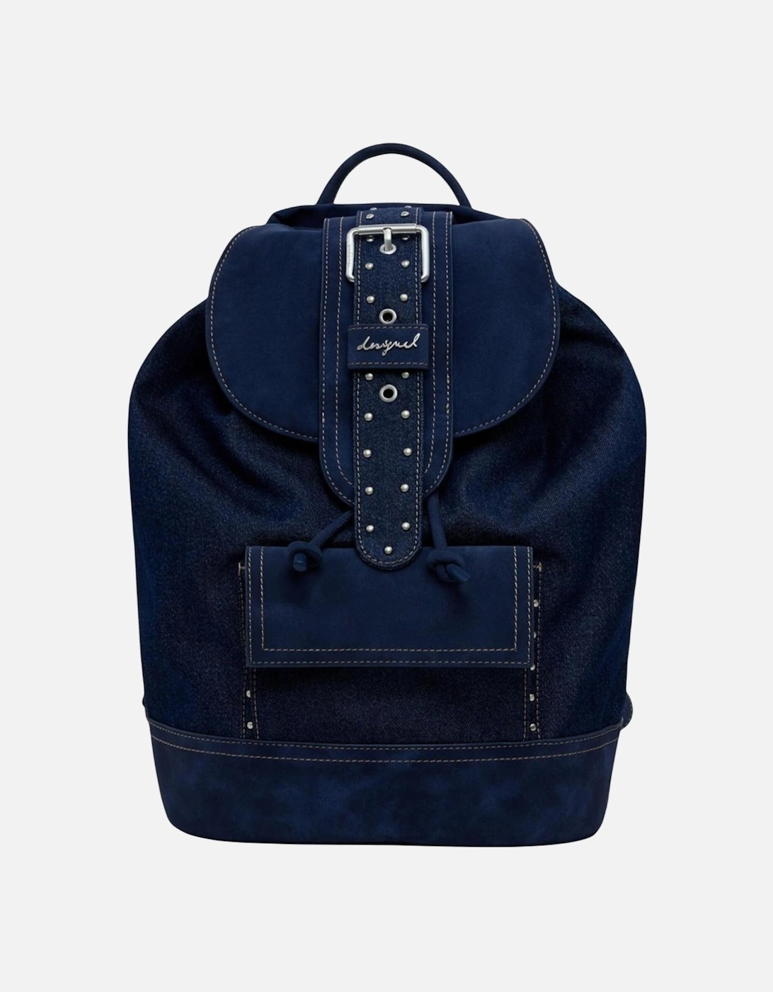 Stylish Multi-Texture Tote Bag Women - Blue, 4 of 3
