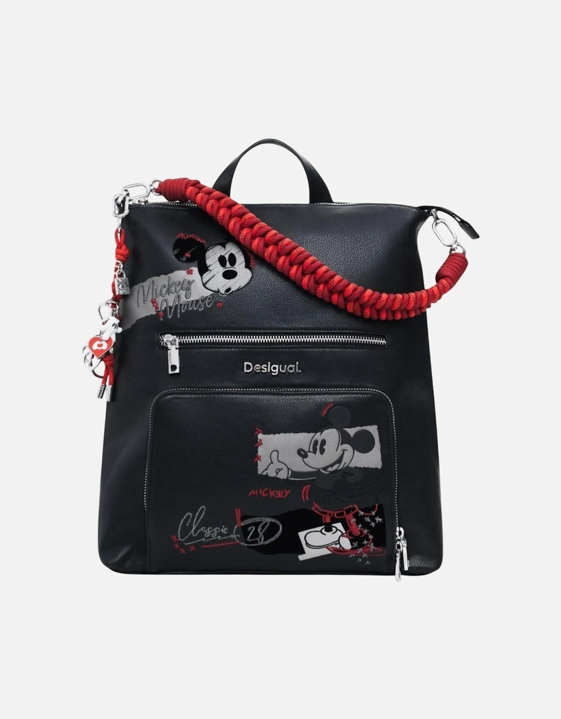 Zip Fastening Polyurethane Bag Women - Black, 4 of 3