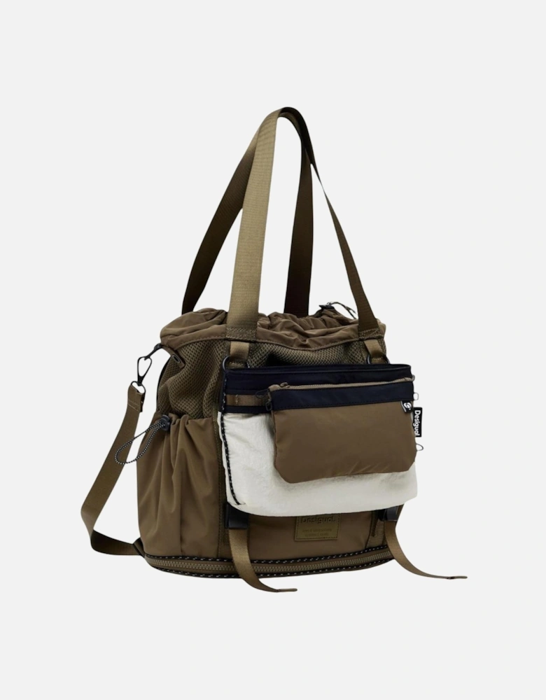 Stylish Textured Tote Bag Women - Green