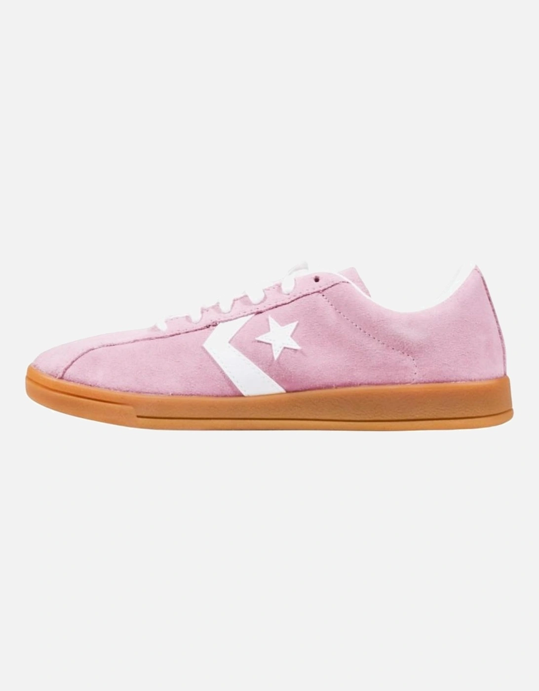 Suede Lace-Up Sneakers Women - Pink