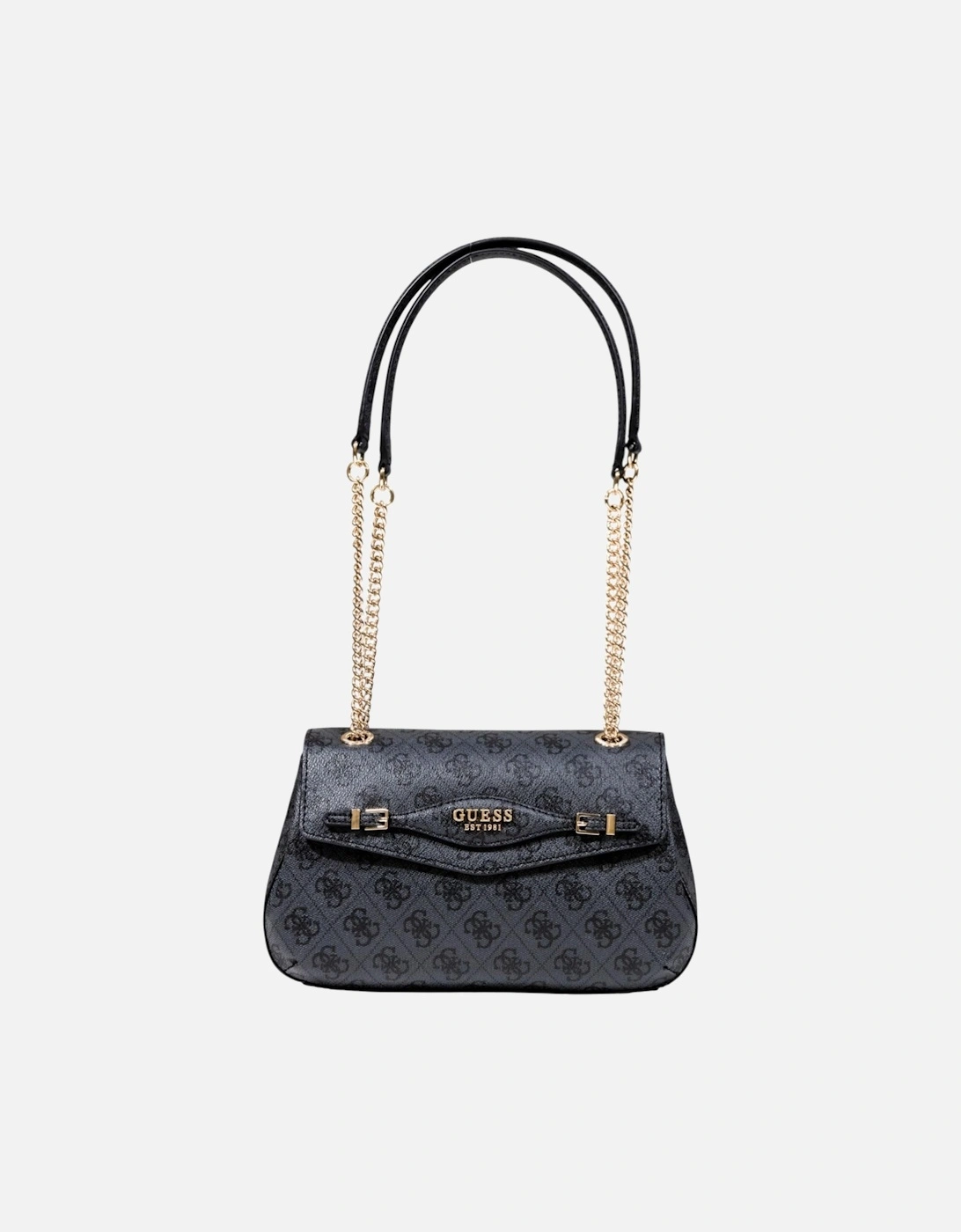 Polyurethane Structured Crossbody Bag Women - Grey, 4 of 3
