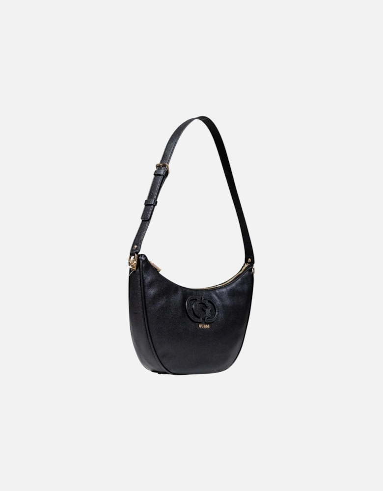 Handbag with Zip and Outside Pocket Women - Black Bags