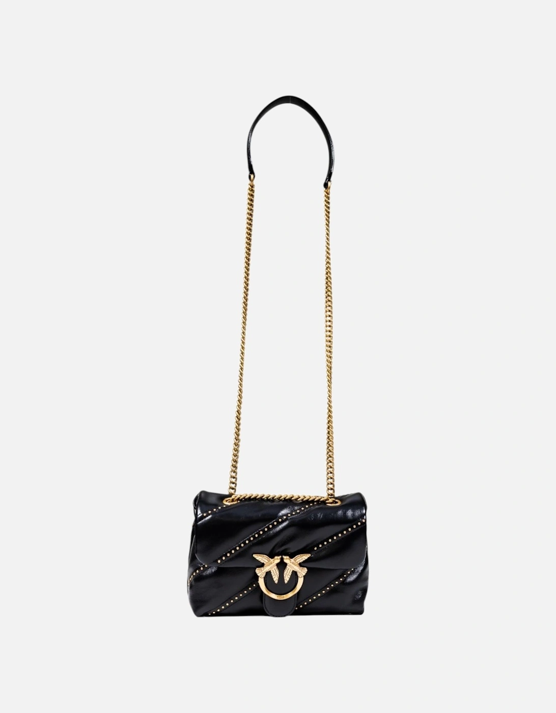Polyurethane Mini Crossbody Bag Women - Black, 4 of 3
