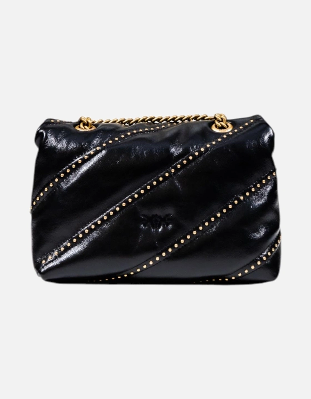 Polyurethane Mini Crossbody Bag Women - Black