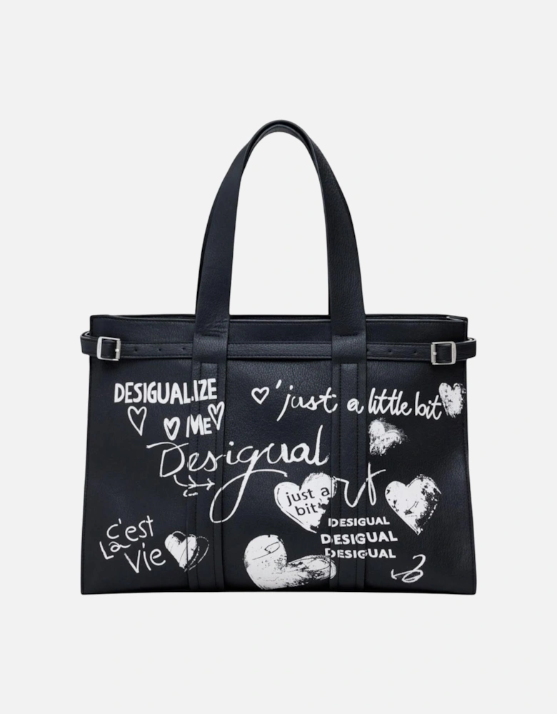 Handbag with Polyurethane Composition Women - Black Bags
