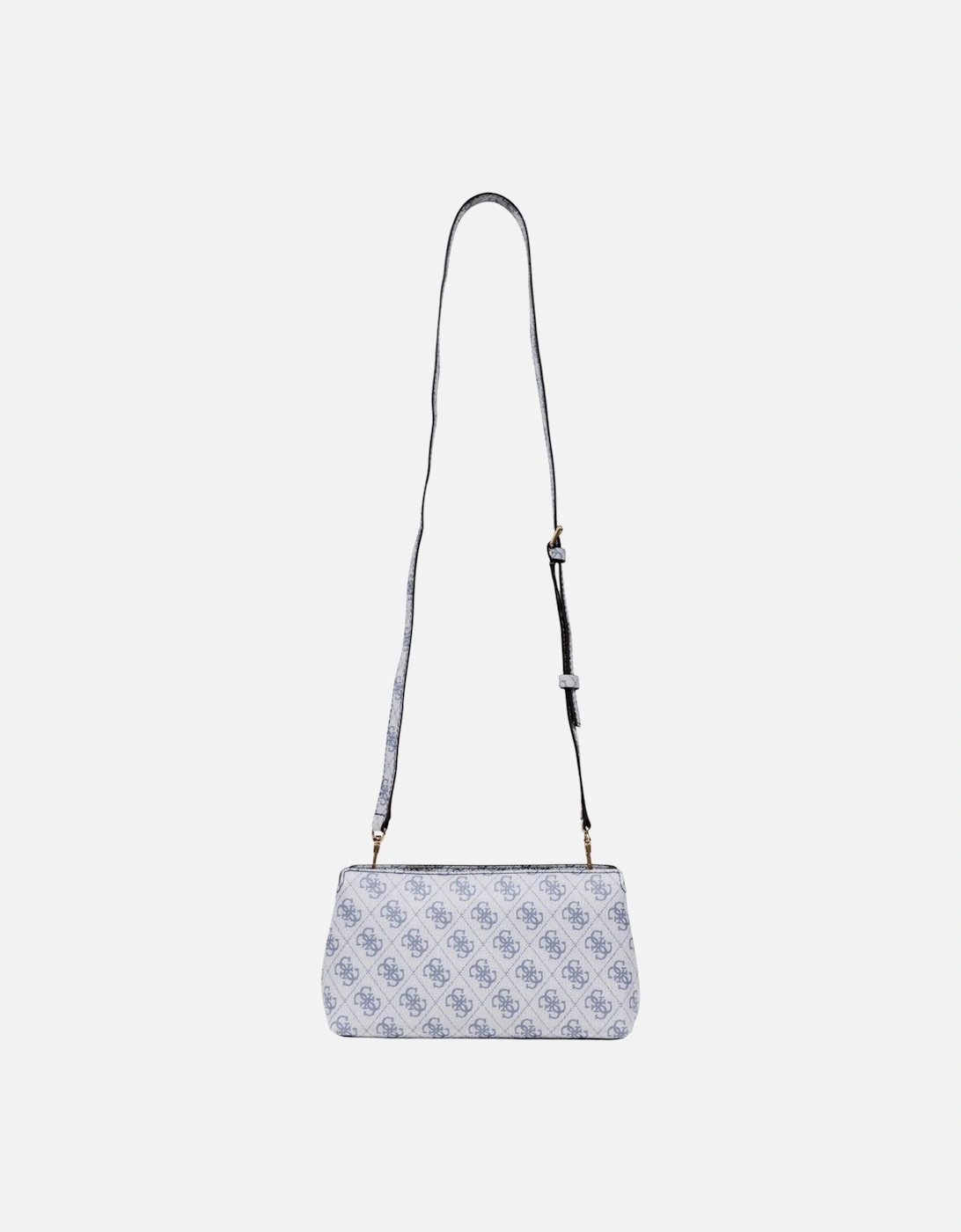 Zip Fastening Polyurethane Bag Women - Grey