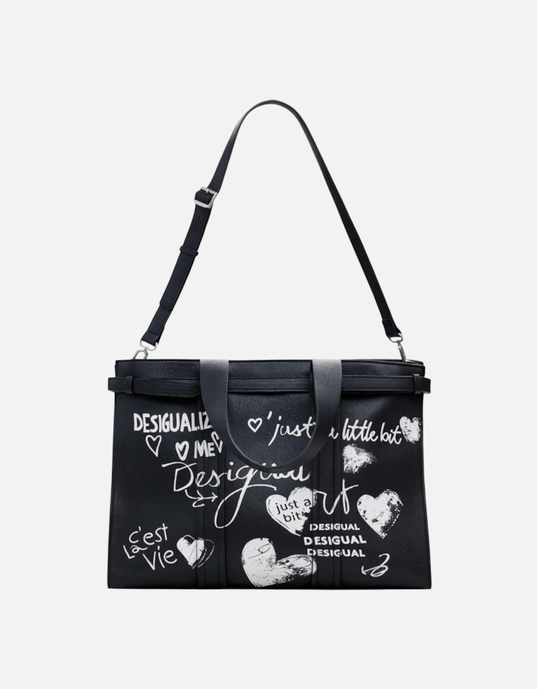 Handbag with Polyurethane Composition Women - Black Bags