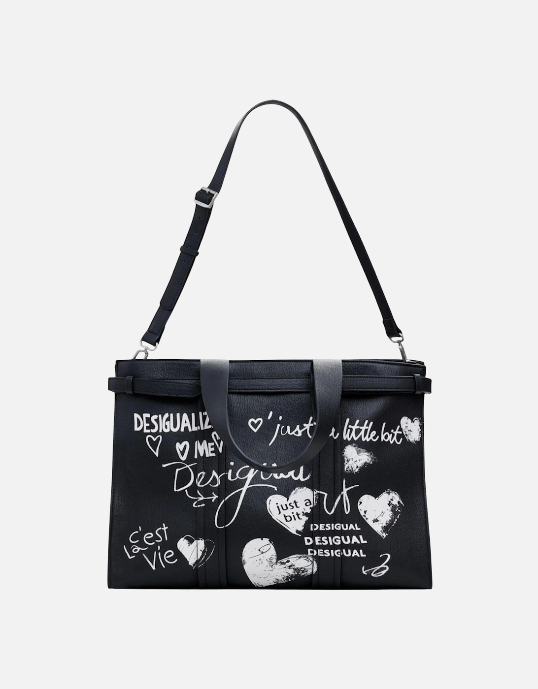 Handbag with Polyurethane Composition Women - Black Bags