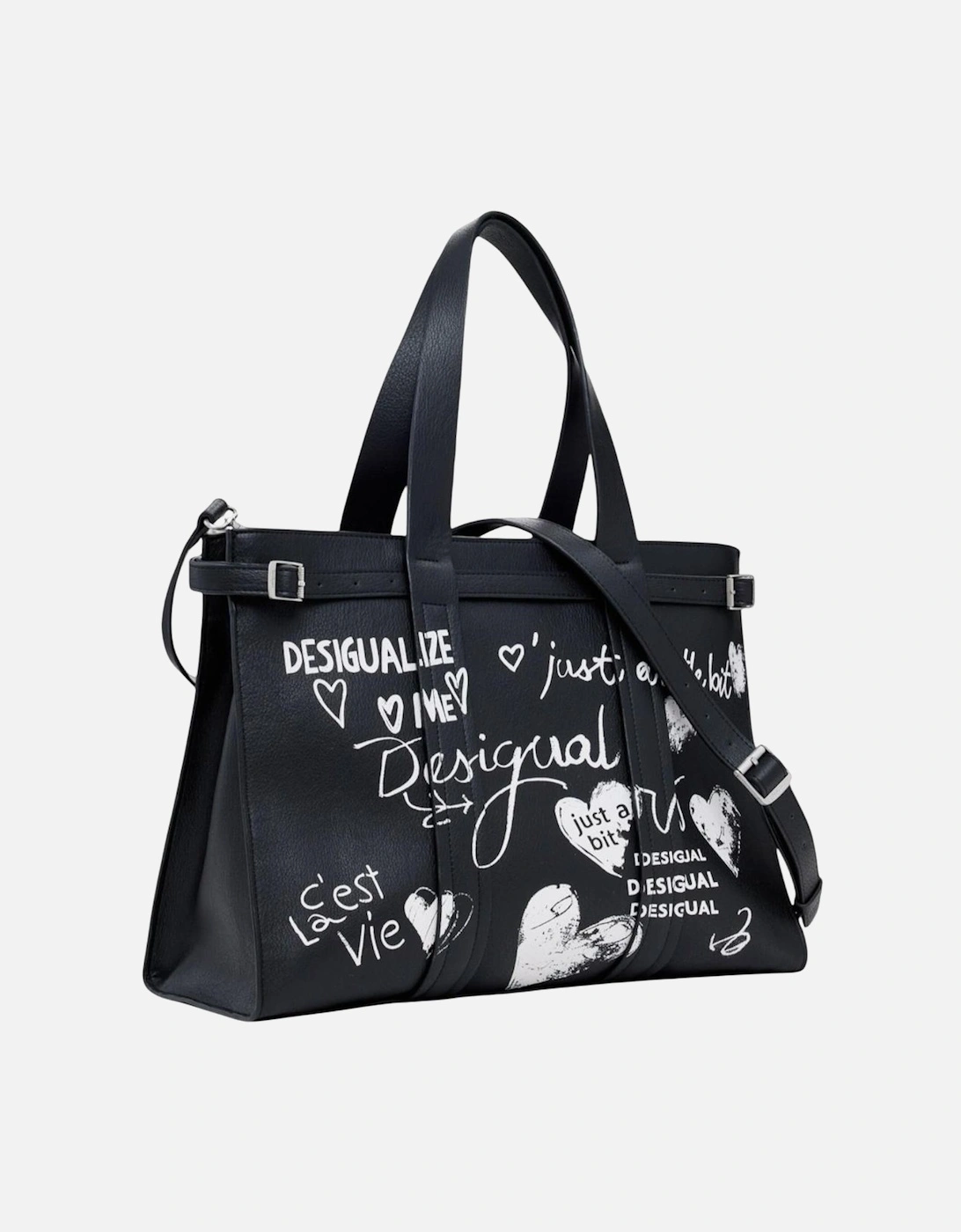 Handbag with Polyurethane Composition Women - Black Bags