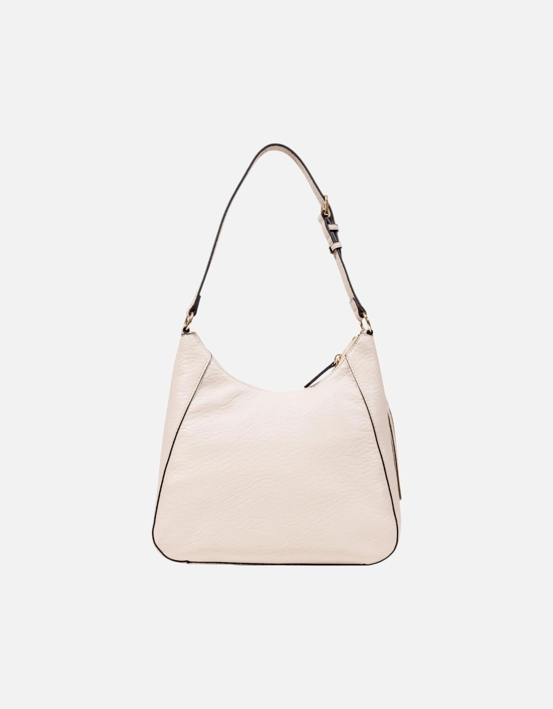 Handbag with Shoulder Strap and Zip Fastening Women - Beige Bags