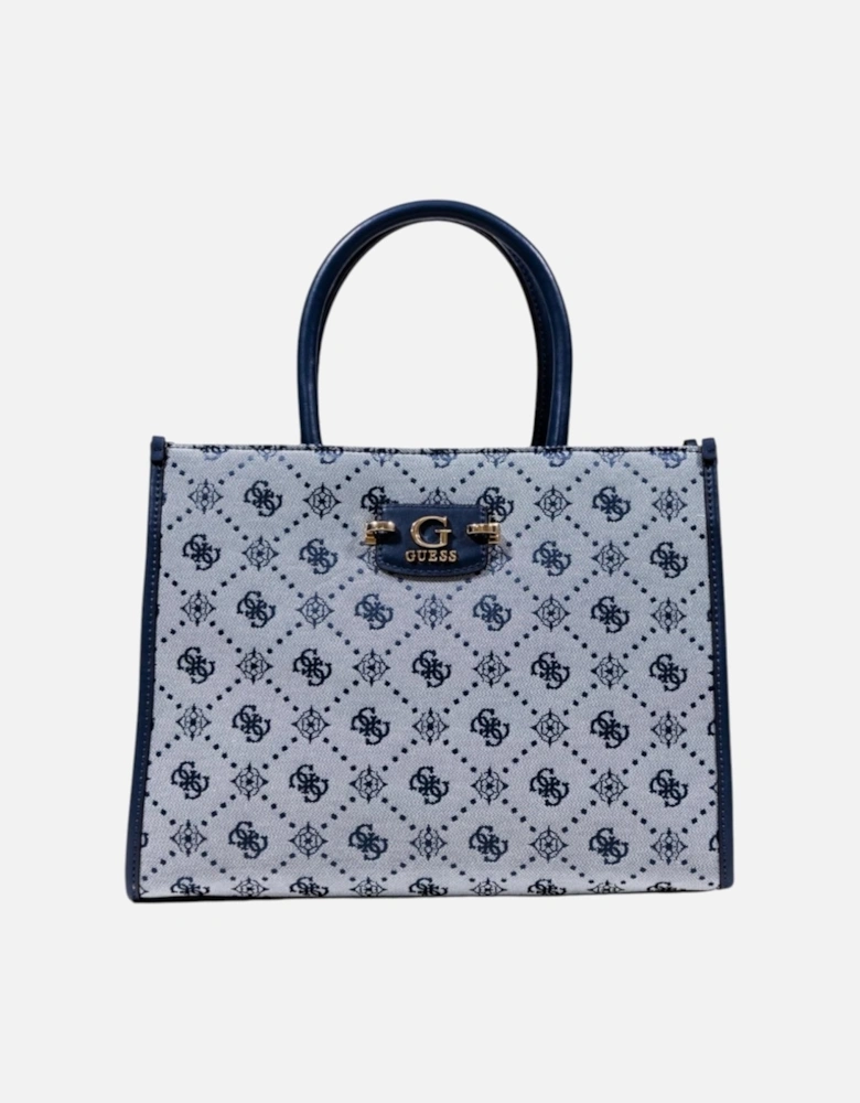 Zip Fastening Polyester Bag Women - Blue
